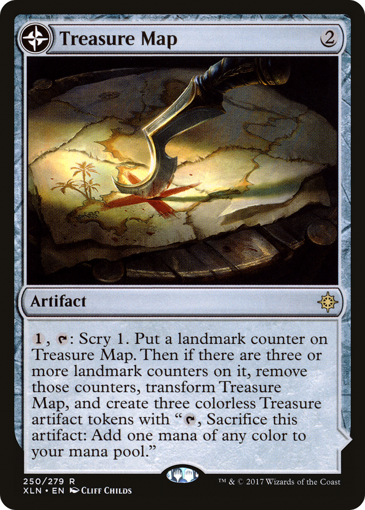 Treasure Map // Treasure Cove (XLN-250) - Ixalan: (compasslanddfc)
