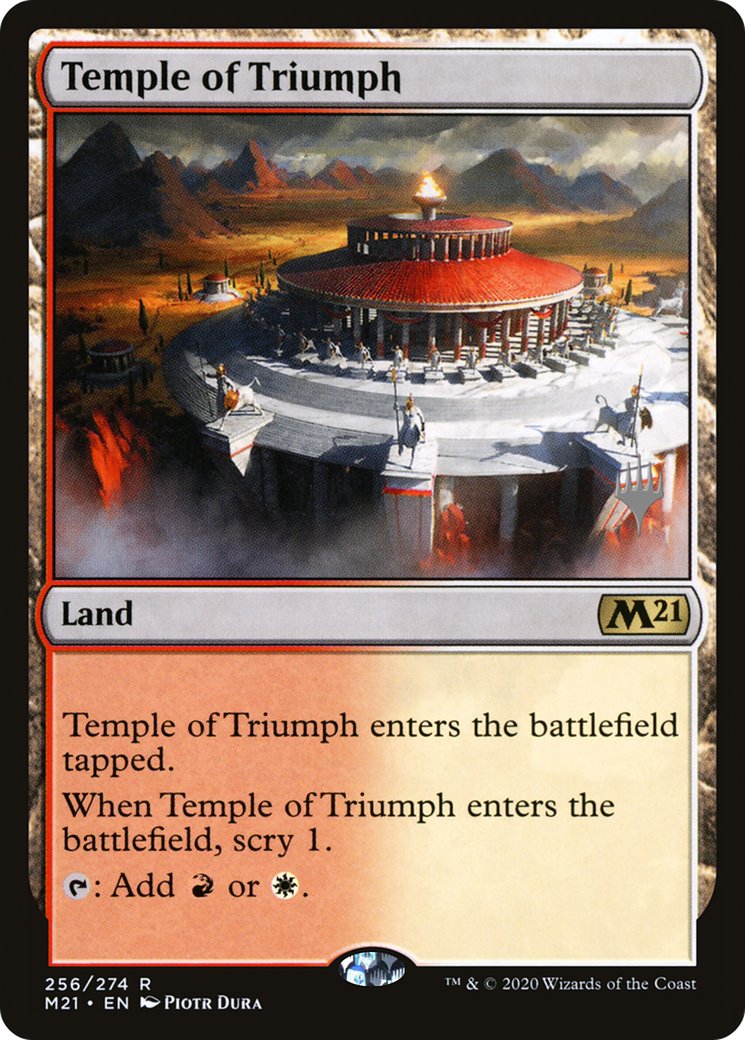 Temple of Triumph (PPM21-256) - Core Set 2021 Promos Foil