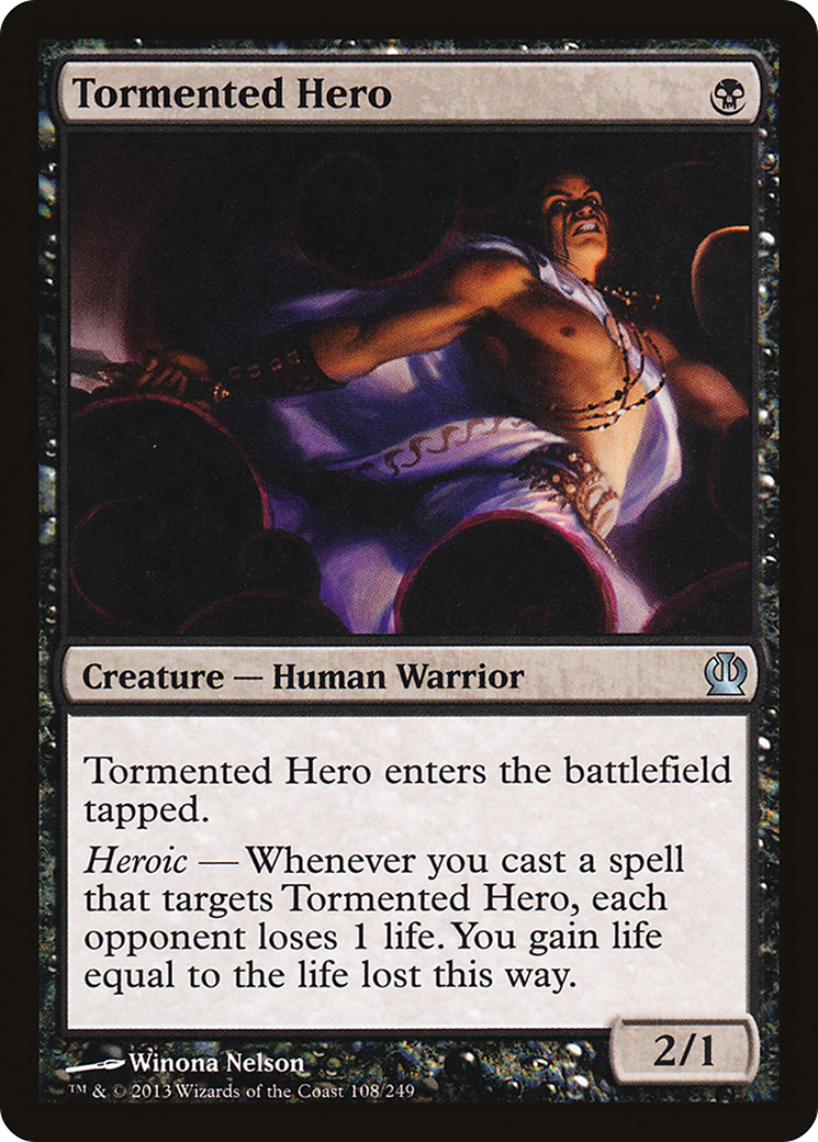 Tormented Hero (THS-108) - Theros Foil
