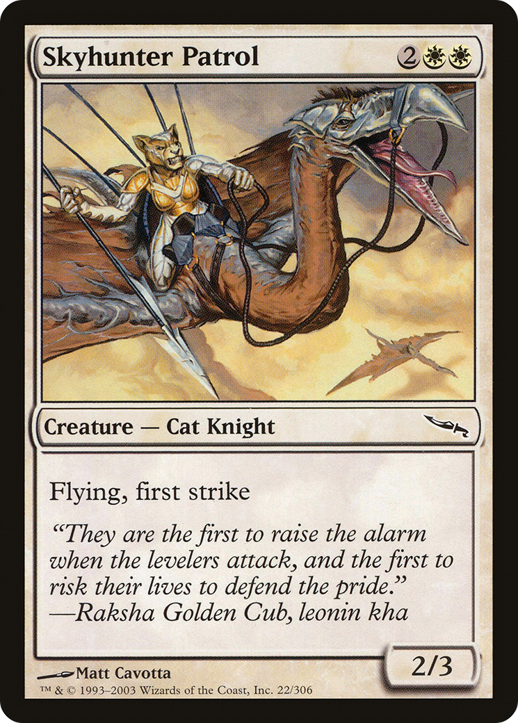 Skyhunter Patrol (MRD-022) - Mirrodin Foil