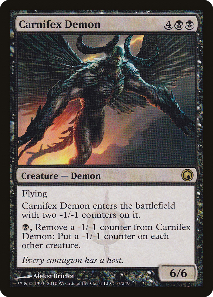 Carnifex Demon (SOM-057) - Scars of Mirrodin