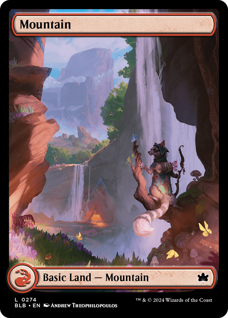 Mountain (BLB-274) - Bloomburrow Foil