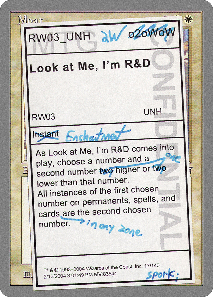 Look at Me, I'm R&D (UNH-017) - Unhinged