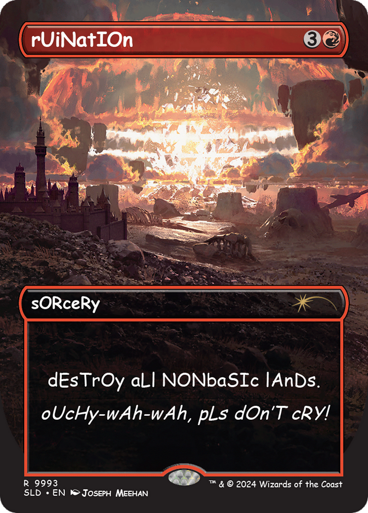 Ruination (SLD-9993) - Secret Lair Drop (Borderless) Foil