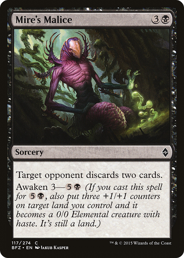 Mire's Malice (BFZ-117) - Battle for Zendikar