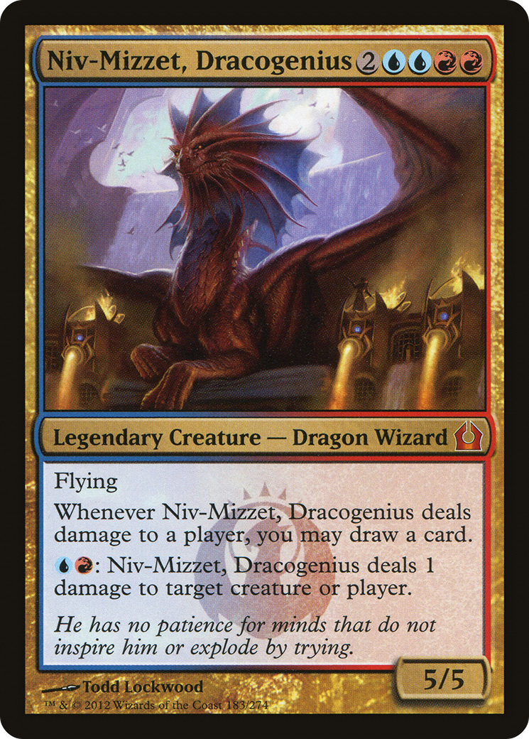 Niv-Mizzet, Dracogenius (RTR-183) - Return to Ravnica Foil