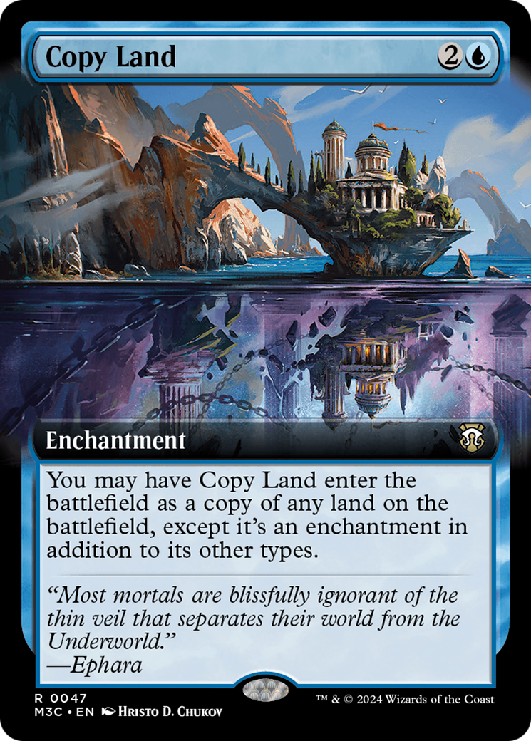 Copy Land (M3C-047) - Modern Horizons 3 Commander: (Extended Art)