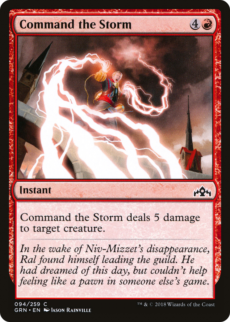 Command the Storm (GRN-094) - Guilds of Ravnica