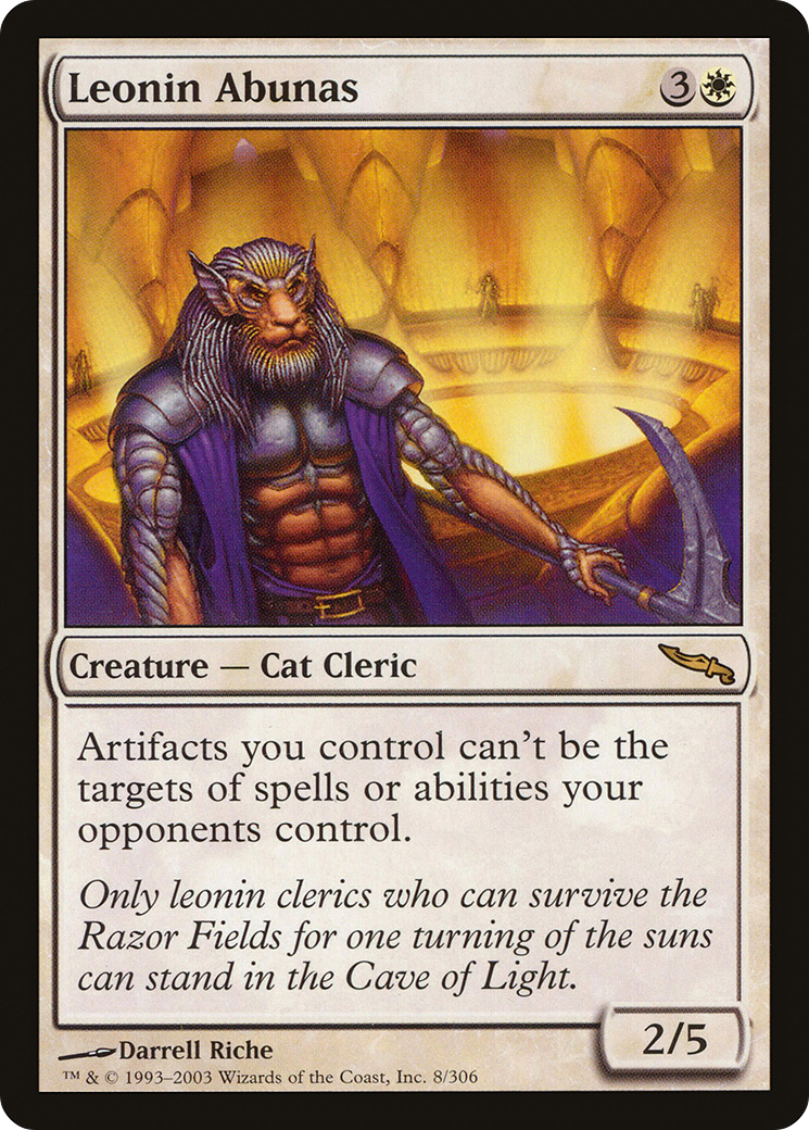 Leonin Abunas (MRD-008) - Mirrodin