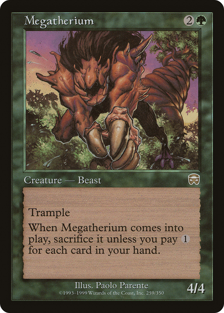 Megatherium (MMQ-259) - Mercadian Masques Foil