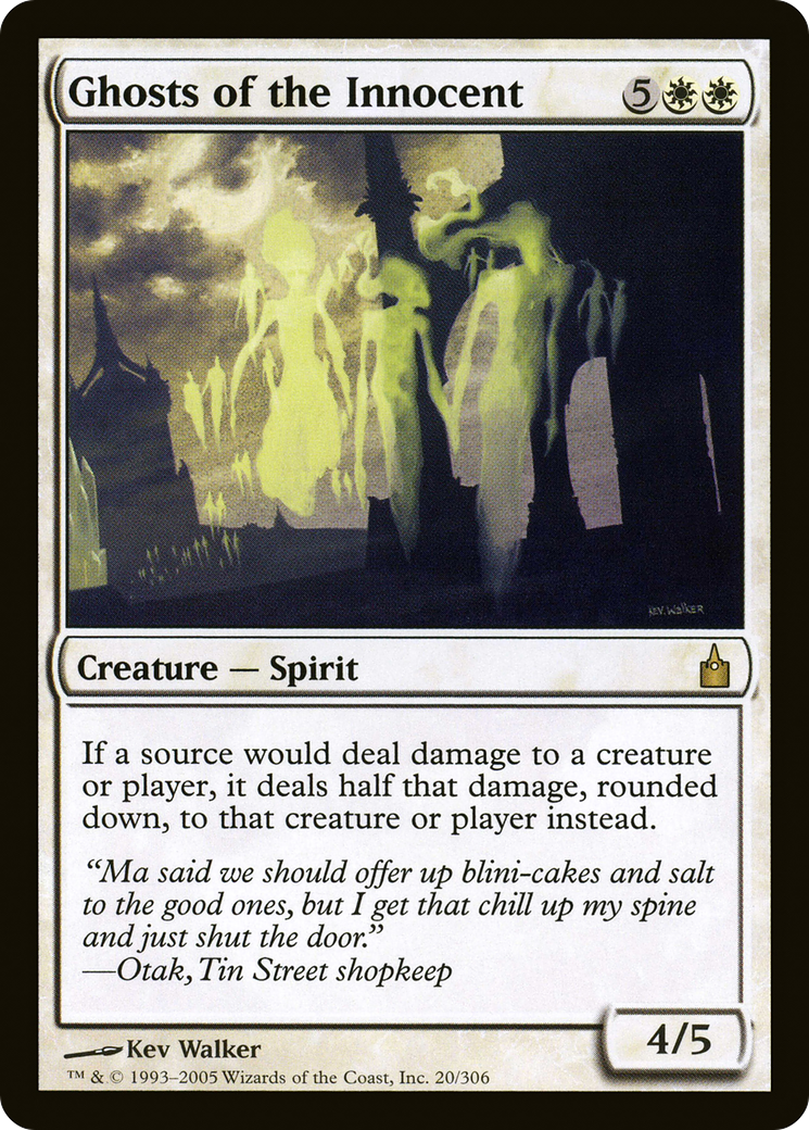 Ghosts of the Innocent (RAV-020) - Ravnica: City of Guilds Foil
