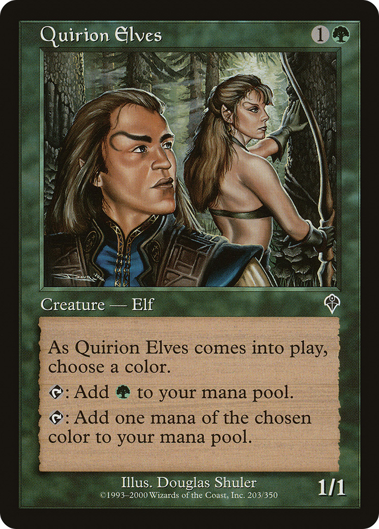 Quirion Elves (INV-203) - Invasion Foil