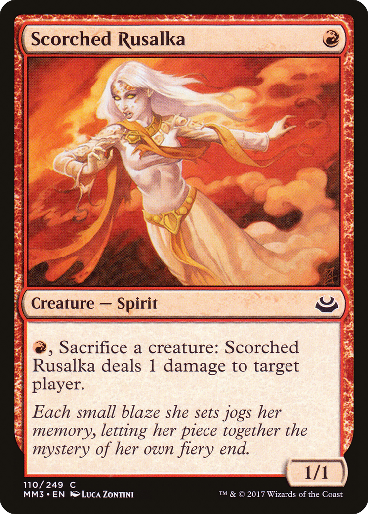Scorched Rusalka (MM3-110) - Modern Masters 2017 Foil