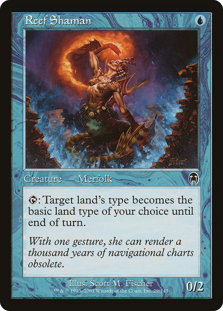 Reef Shaman (APC-029) - Apocalypse Foil