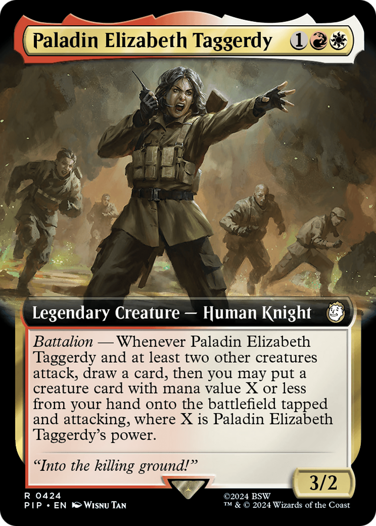 Paladin Elizabeth Taggerdy (PIP-424) - Fallout: (Extended Art) Foil