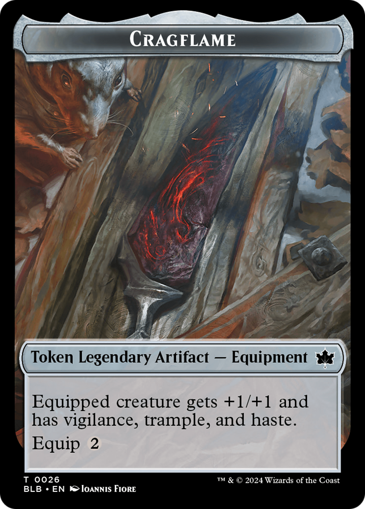Cragflame (BLB-026) - Bloomburrow Tokens Foil