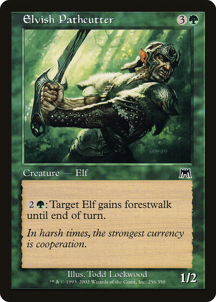 Elvish Pathcutter (ONS-256) - Onslaught Foil