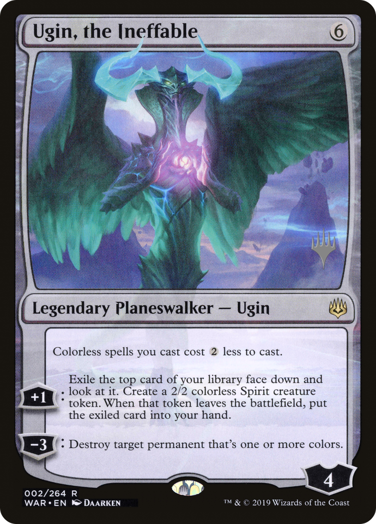 Ugin, the Ineffable (PPELD-002) - War of the Spark Promos Foil