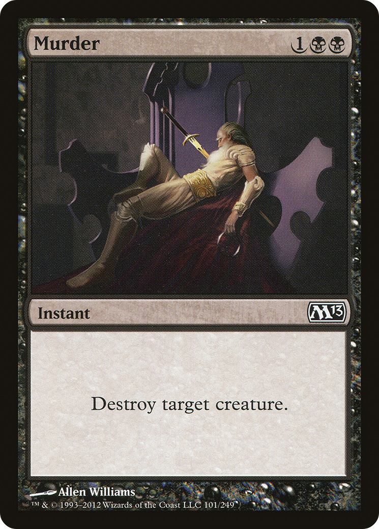 Murder (M13-101) - Magic 2013 Foil