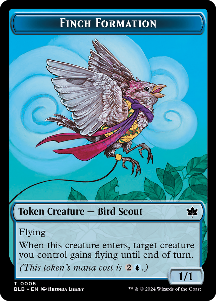Finch Formation (BLB-006) - Bloomburrow Tokens Foil