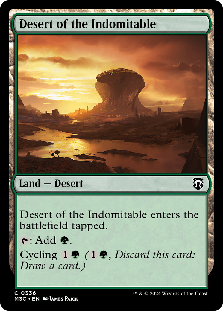 Desert of the Indomitable (M3C-336) - Modern Horizons 3 Commander
