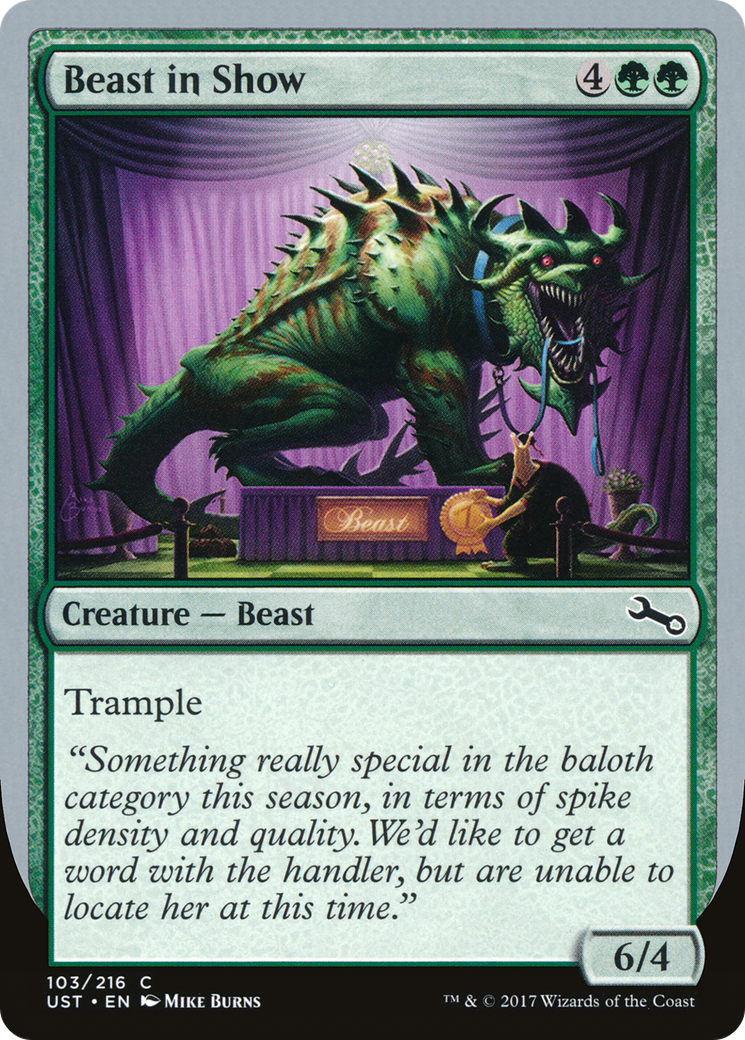 Beast in Show (UST-103) - Unstable