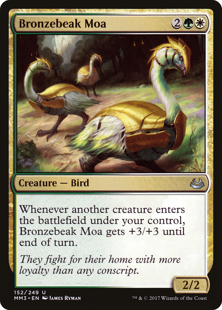 Bronzebeak Moa (MM3-152) - Modern Masters 2017