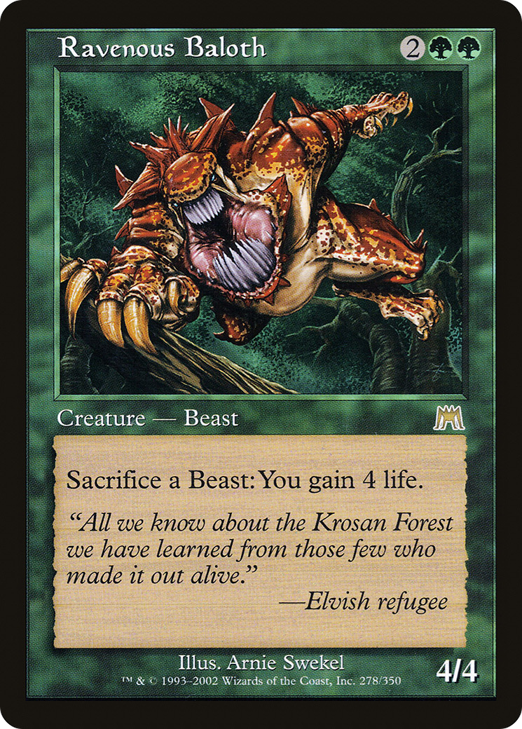 Ravenous Baloth (ONS-278) - Onslaught