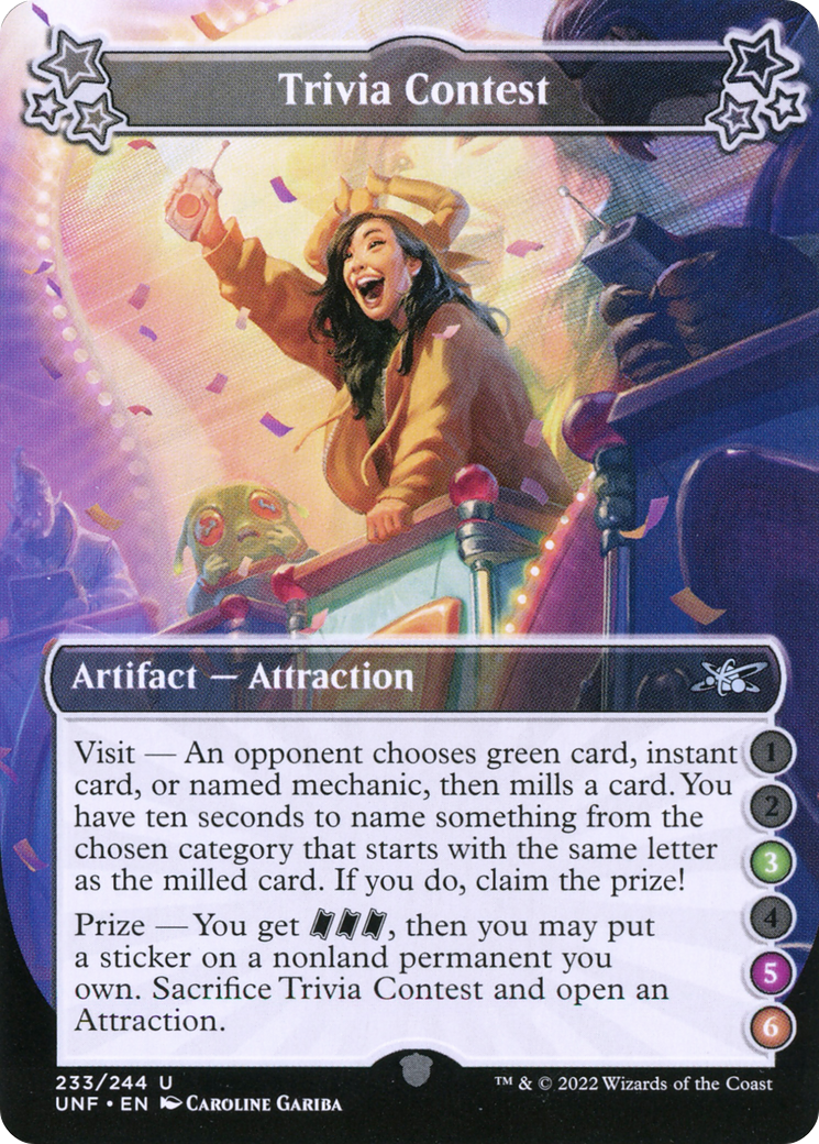 Trivia Contest (UNF-233E) - Unfinity Foil