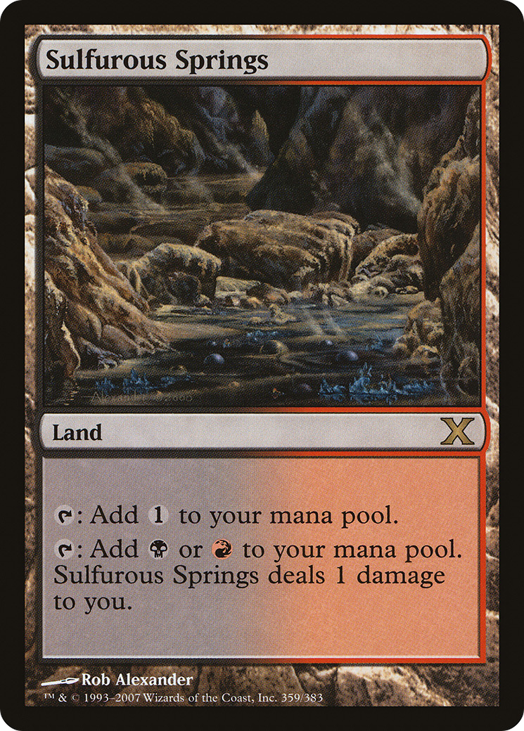 Sulfurous Springs (10E-359) - Tenth Edition Foil