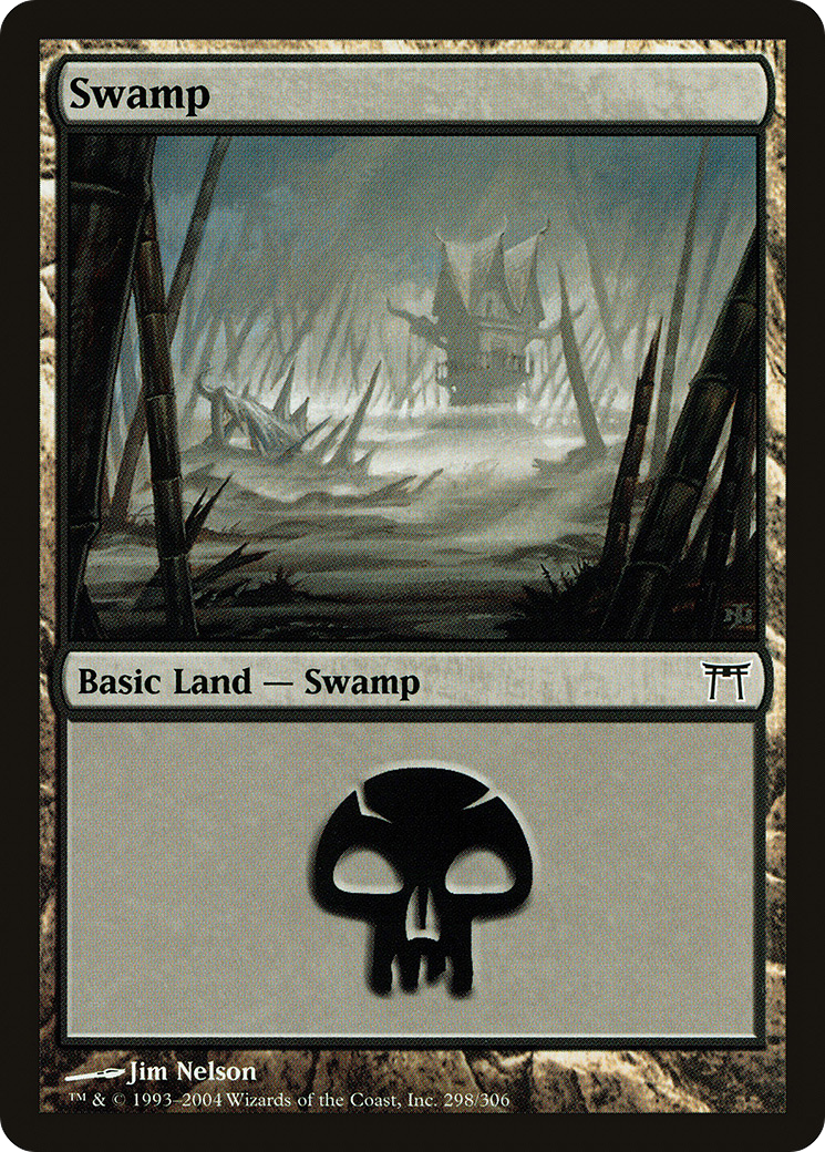 Swamp (CHK-298) - Champions of Kamigawa Foil