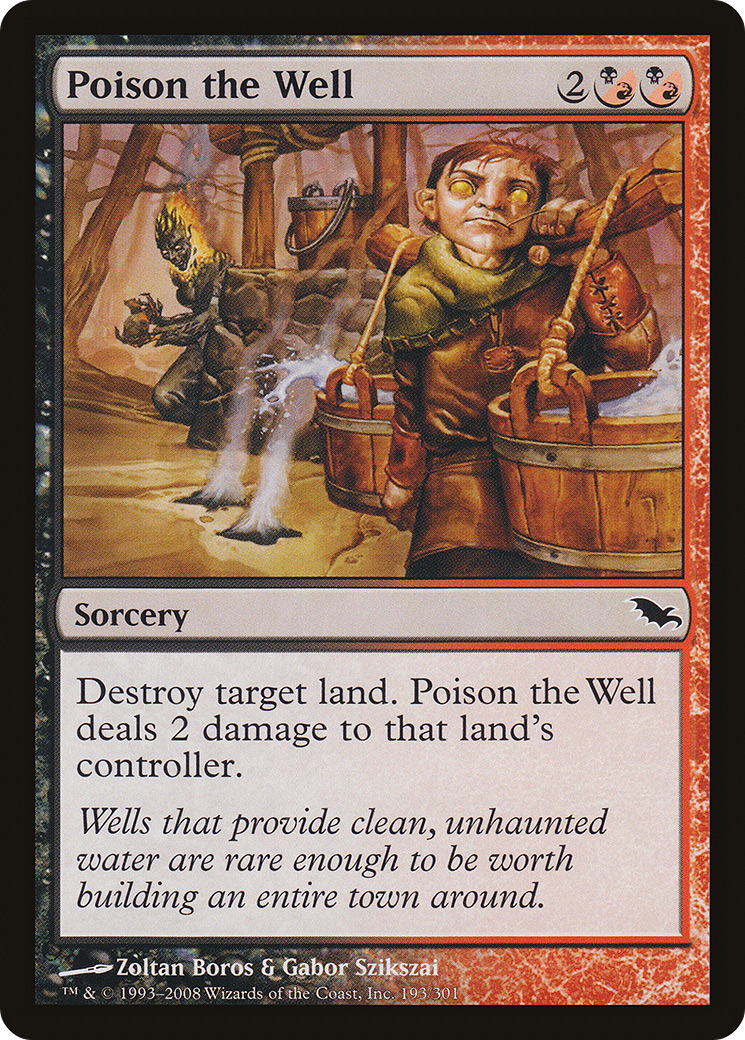 Poison the Well (SHM-193) - Shadowmoor