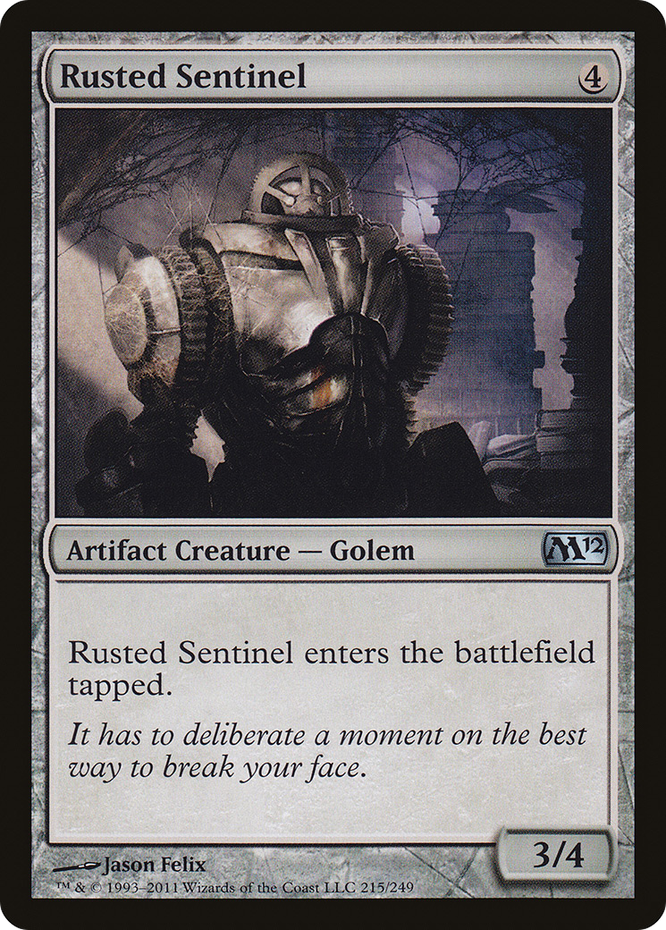 Rusted Sentinel (M12-215) - Magic 2012 Foil