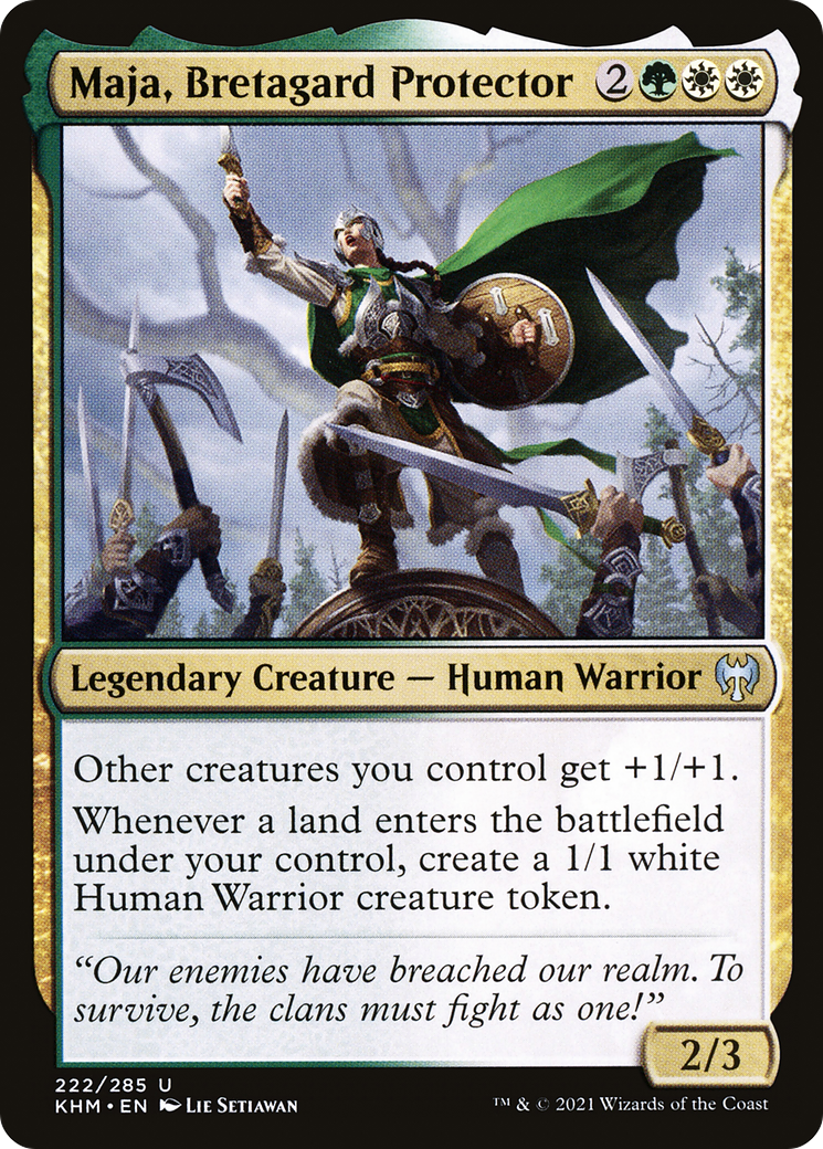 Maja, Bretagard Protector (KHM-222) - Kaldheim