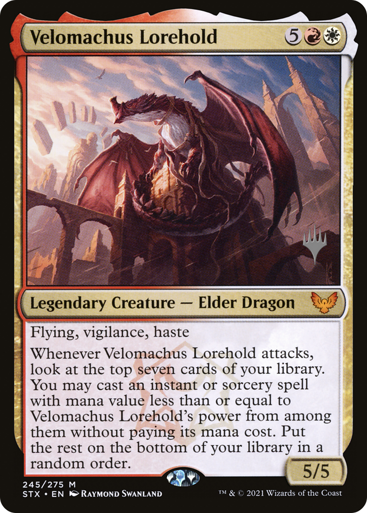 Velomachus Lorehold (PPSTX-245P) - Strixhaven: School of Mages Promos