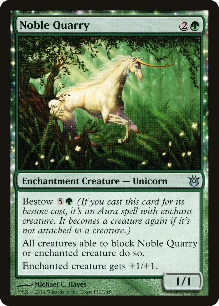 Noble Quarry (BNG-130) - Born of the Gods: (enchantment) Foil