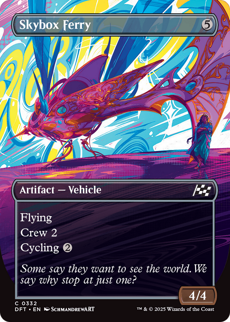 Skybox Ferry (DFT-332) - Aetherdrift (Borderless)