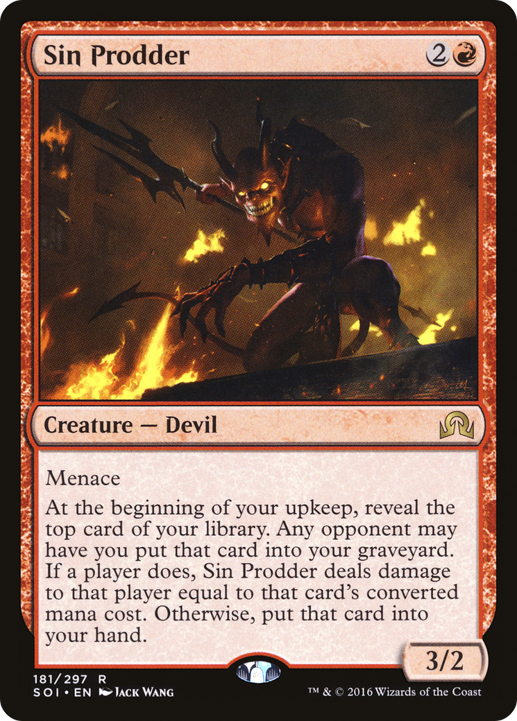 Sin Prodder (SOI-181) - Shadows over Innistrad Foil