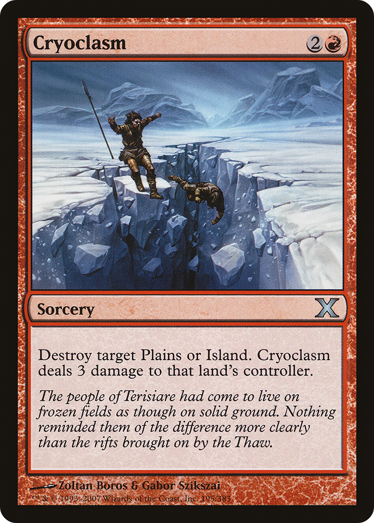 Cryoclasm (10E-195) - Tenth Edition Foil