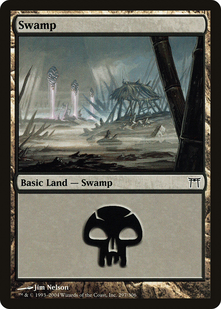 Swamp (CHK-297) - Champions of Kamigawa