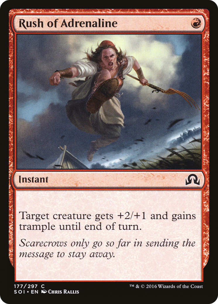 Rush of Adrenaline (SOI-177) - Shadows over Innistrad Foil