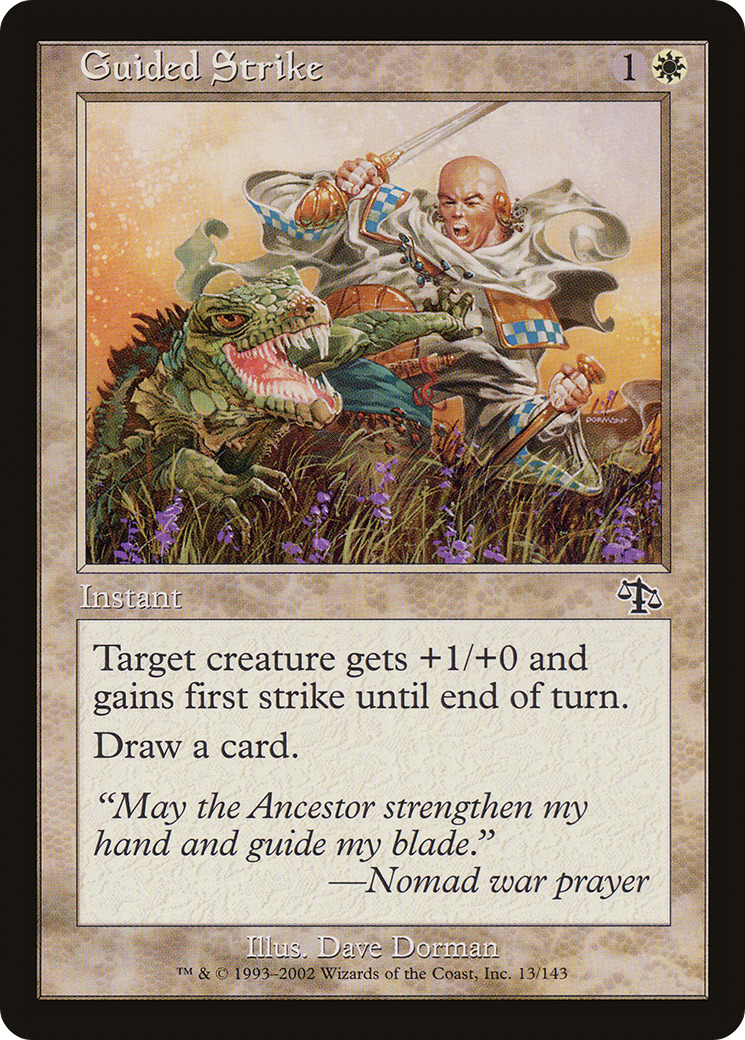 Guided Strike (JUD-013) - Judgment Foil