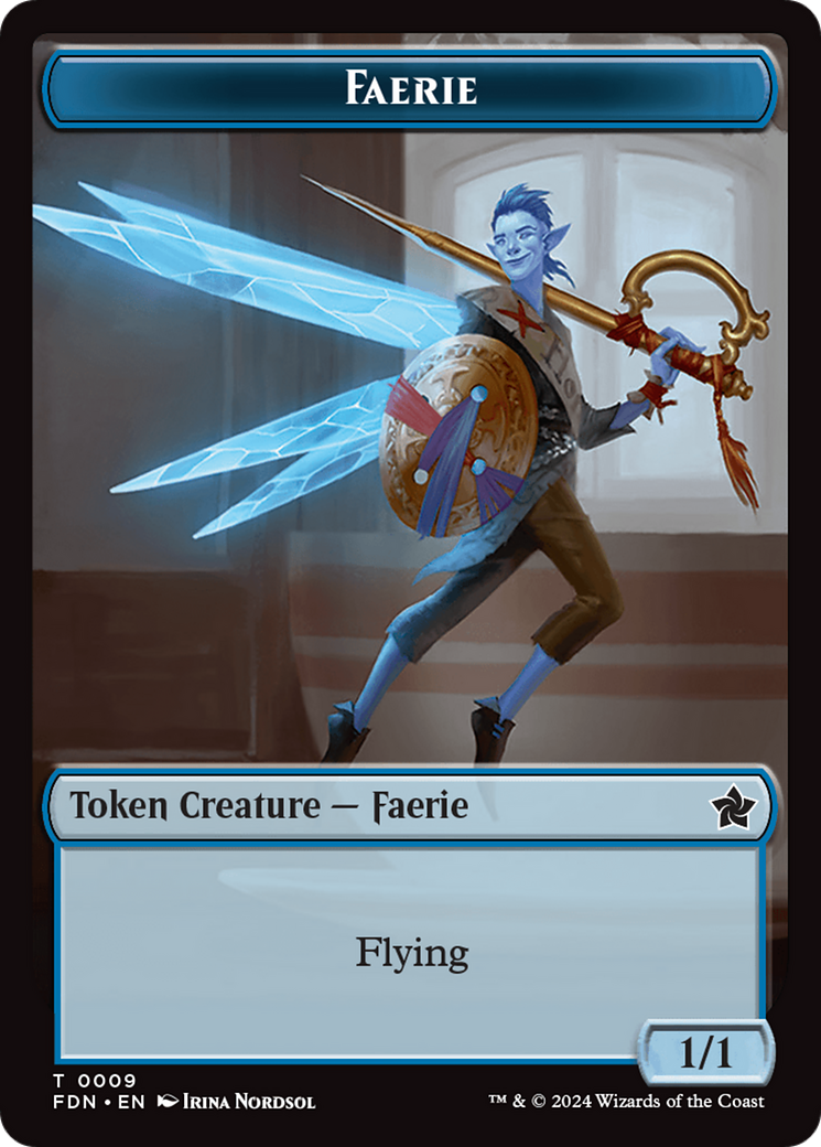 Faerie (TFDN-009) - Foundations Tokens Foil