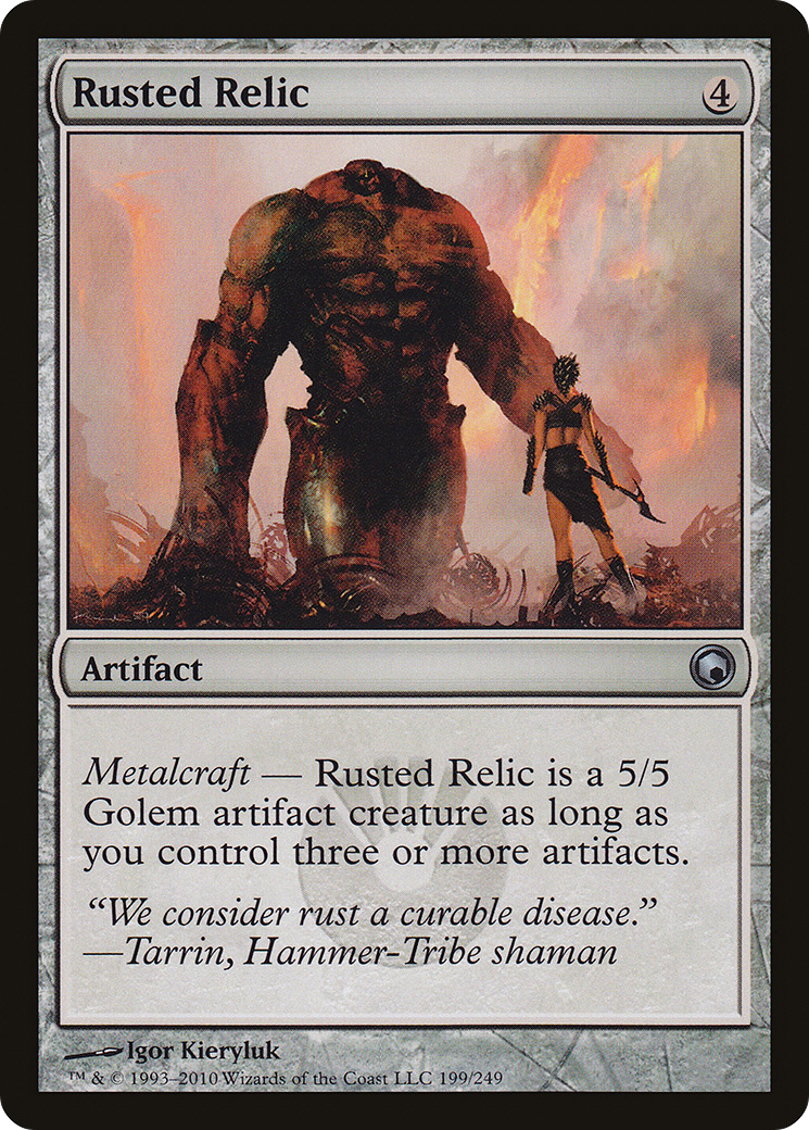 Rusted Relic (SOM-199) - Scars of Mirrodin