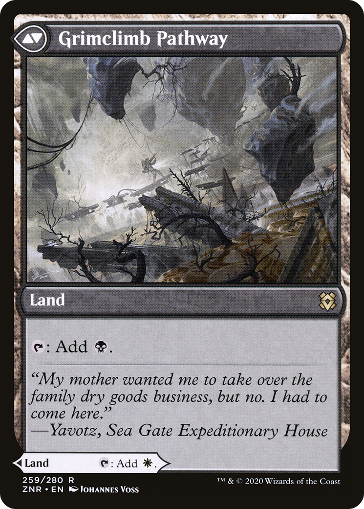 Brightclimb Pathway // Grimclimb Pathway (ZNR-259) - Zendikar Rising