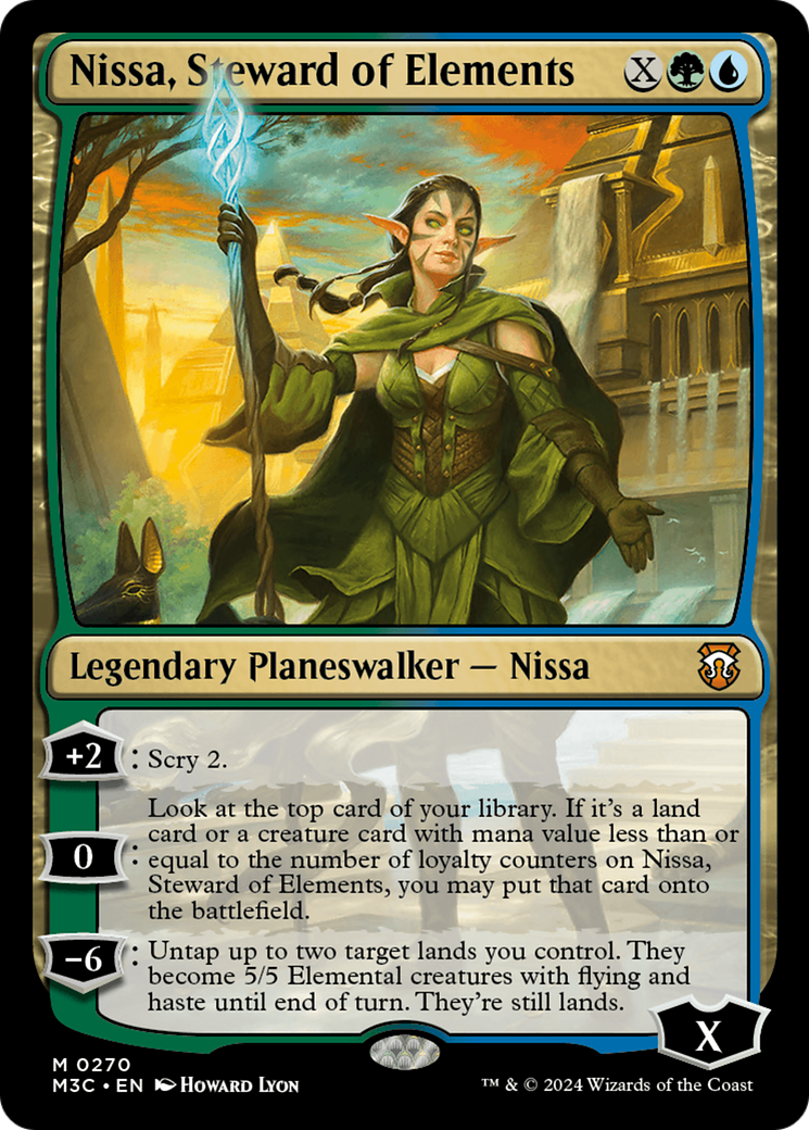 Nissa, Steward of Elements (M3C-270) - Modern Horizons 3 Commander