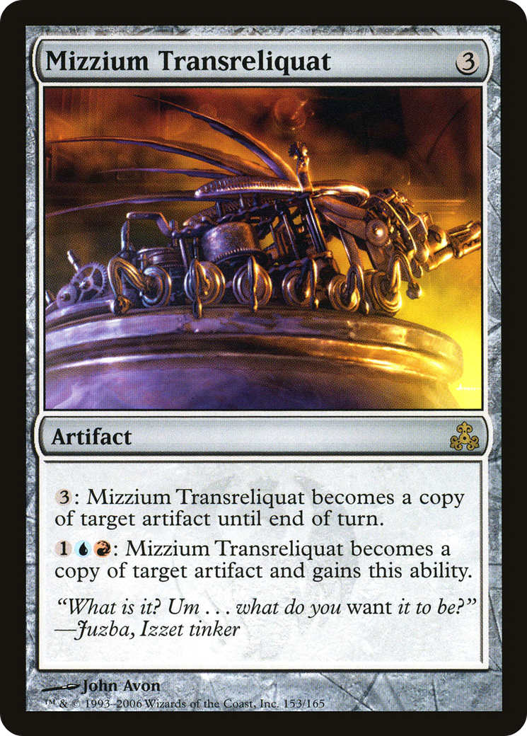 Mizzium Transreliquat (GPT-153) - Guildpact Foil