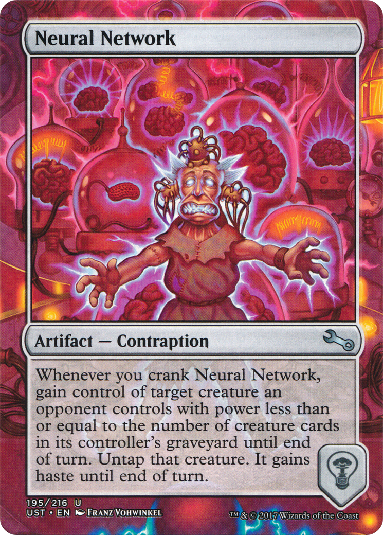 Neural Network (UST-195) - Unstable (Borderless) Foil