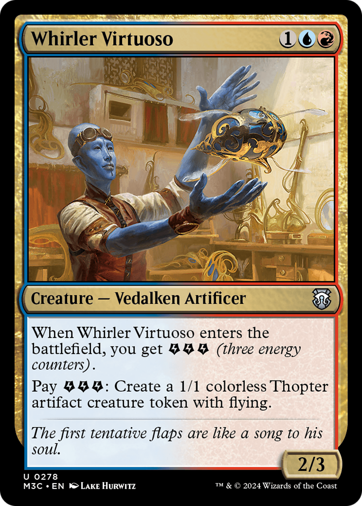 Whirler Virtuoso (M3C-278) - Modern Horizons 3 Commander