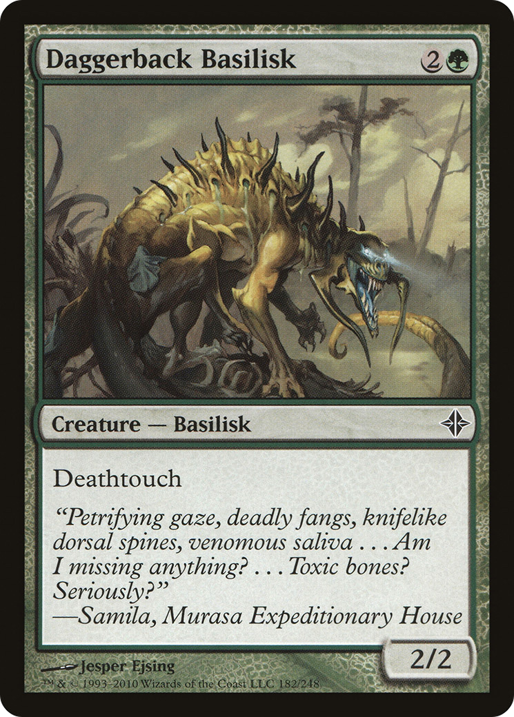 Daggerback Basilisk (ROE-182) - Rise of the Eldrazi Foil